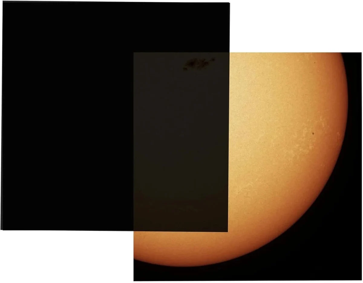 Absolute Eclipse Film solaire DIY 210 × 210 mm OD 5.6